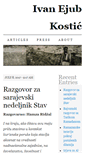 Mobile Screenshot of ivanejubkostic.net